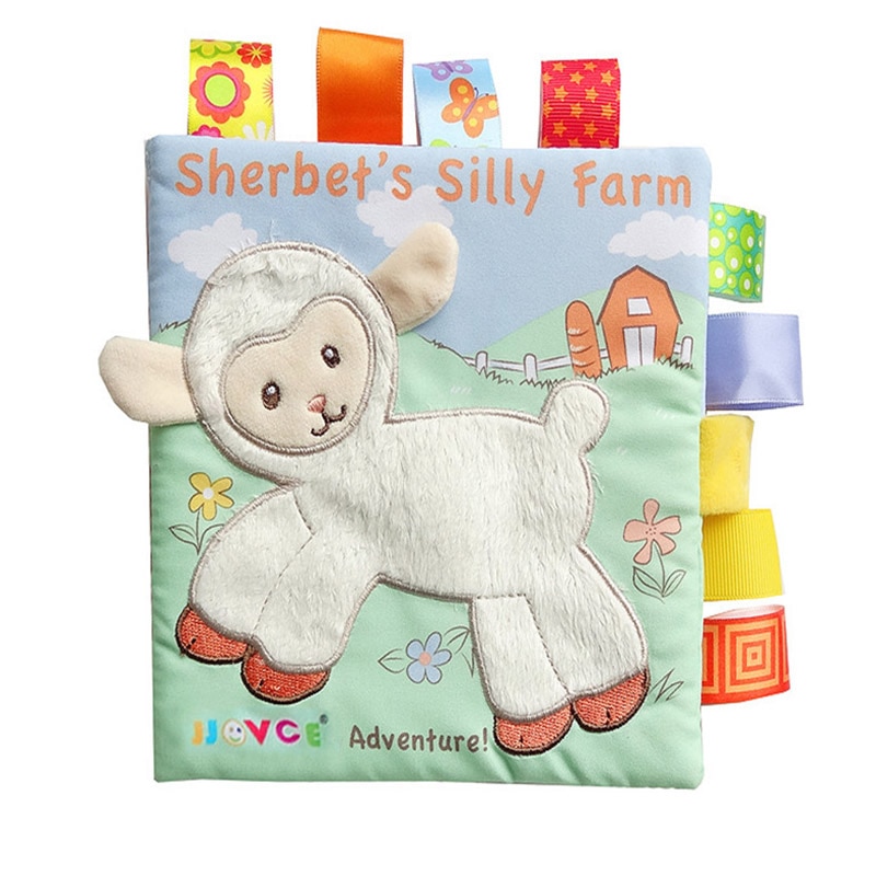 Cloth Books for Babies with Rattle